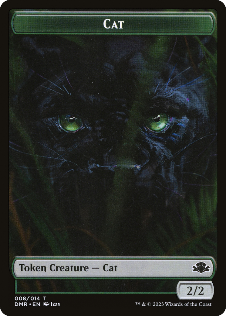 Cat Token (008) [Dominaria Remastered Tokens] | Exor Games Dartmouth