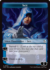 Cadet // Jace Double-Sided Token [Reality Fracture Tokens] | Exor Games Dartmouth