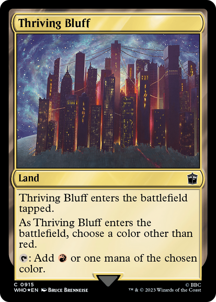 Thriving Bluff (Surge Foil) [Doctor Who] | Exor Games Dartmouth