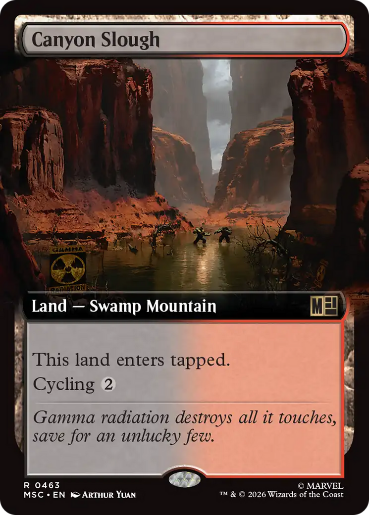 Canyon Slough (Extended Art) [Marvel Super Heroes Commander] | Exor Games Dartmouth
