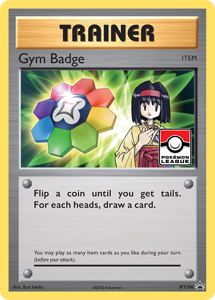 Gym Badge (XY206) (Erika) [XY: Black Star Promos] | Exor Games Dartmouth