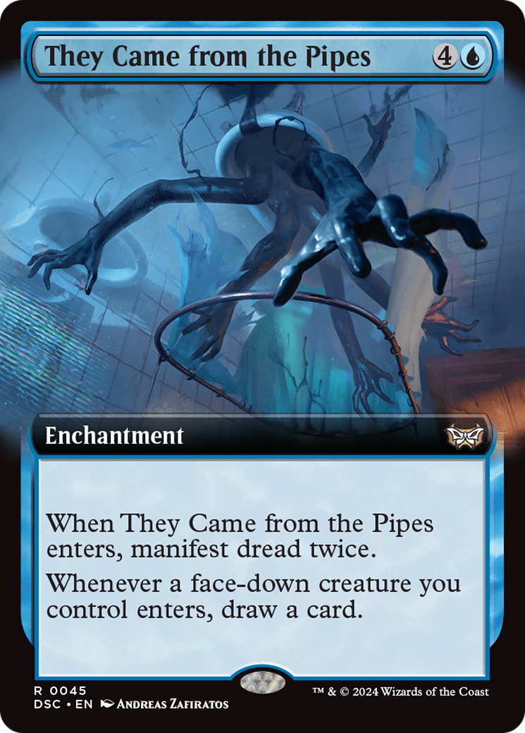 They Came from the Pipes (Extended Art) [Duskmourn: House of Horror Commander] | Exor Games Dartmouth