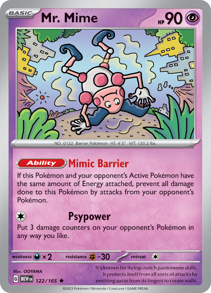 Mr. Mime (122/165) [Scarlet & Violet: 151] | Exor Games Dartmouth