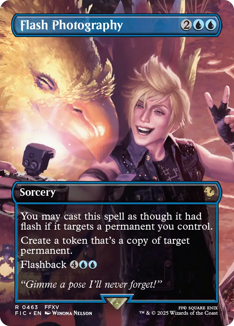 Flash Photography (Borderless) [FINAL FANTASY Commander] | Exor Games Dartmouth