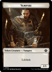 Emblem - Sorin, Lord of Innistrad // Vampire (0004) Double-Sided Token [The Lost Caverns of Ixalan Commander Tokens] | Exor Games Dartmouth