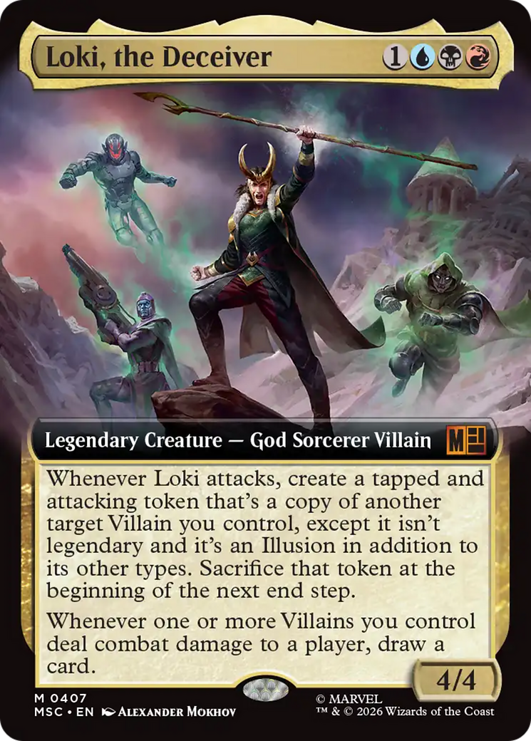 Loki, the Deceiver (Extended Art) [Marvel Super Heroes Commander] | Exor Games Dartmouth