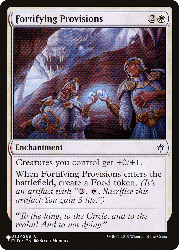 Fortifying Provisions [The List] | Exor Games Dartmouth