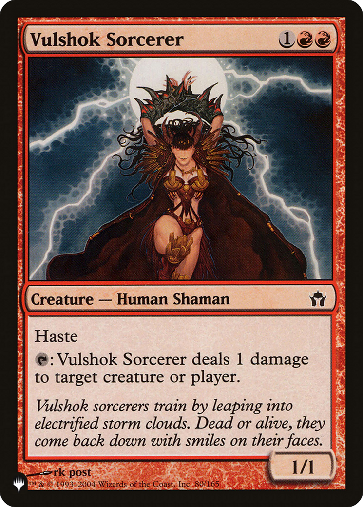 Vulshok Sorcerer [The List] | Exor Games Dartmouth
