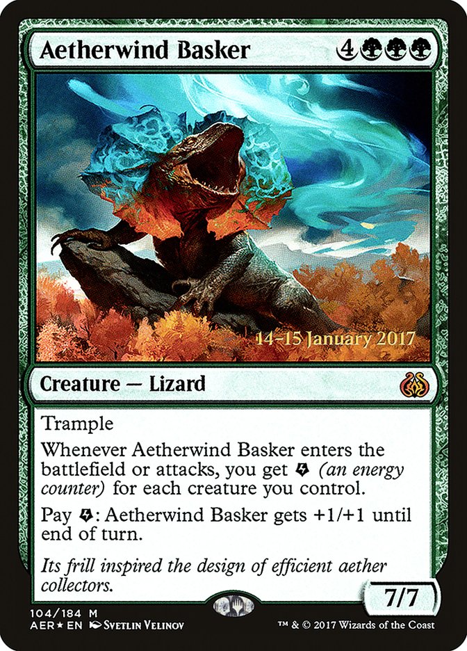 Aetherwind Basker [Aether Revolt Prerelease Promos] | Exor Games Dartmouth