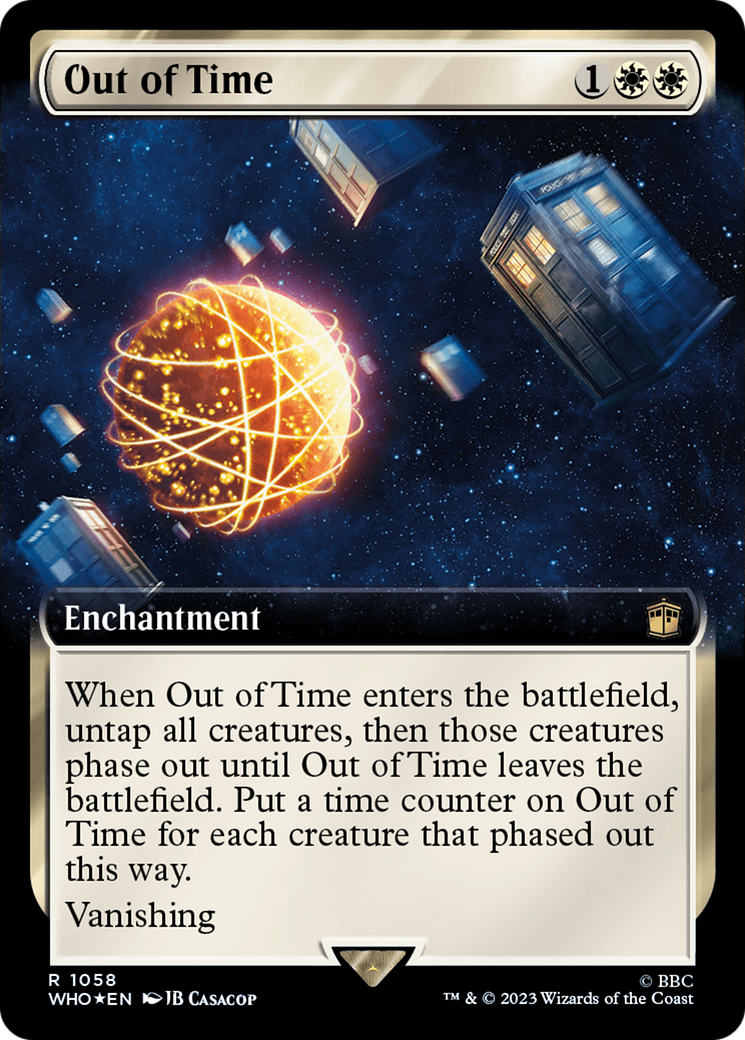 Out of Time (Extended Art) (Surge Foil) [Doctor Who] | Exor Games Dartmouth