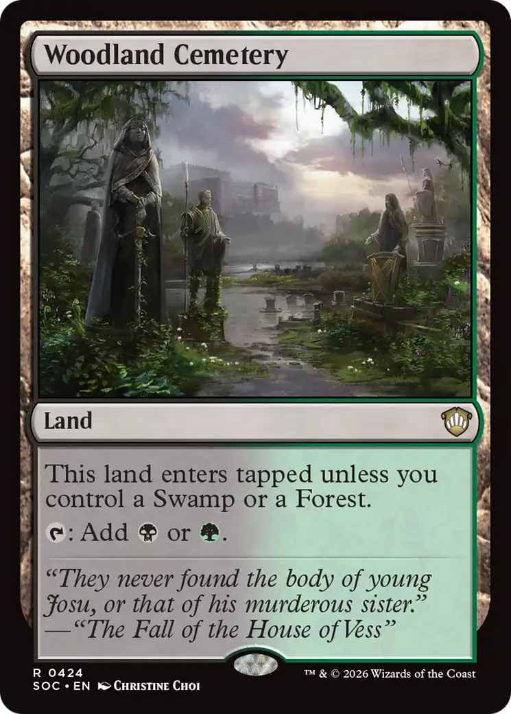 Woodland Cemetery [Secrets of Strixhaven Commander] | Exor Games Dartmouth