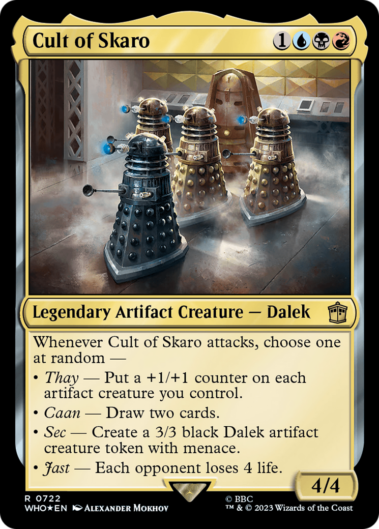 Cult of Skaro (Surge Foil) [Doctor Who] | Exor Games Dartmouth