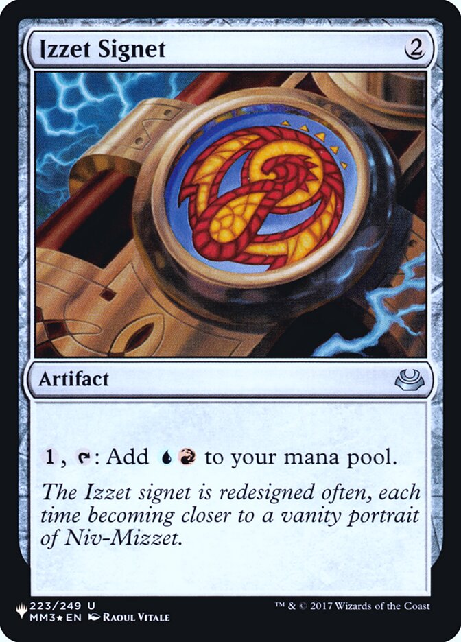 Izzet Signet [Secret Lair: Heads I Win, Tails You Lose] | Exor Games Dartmouth