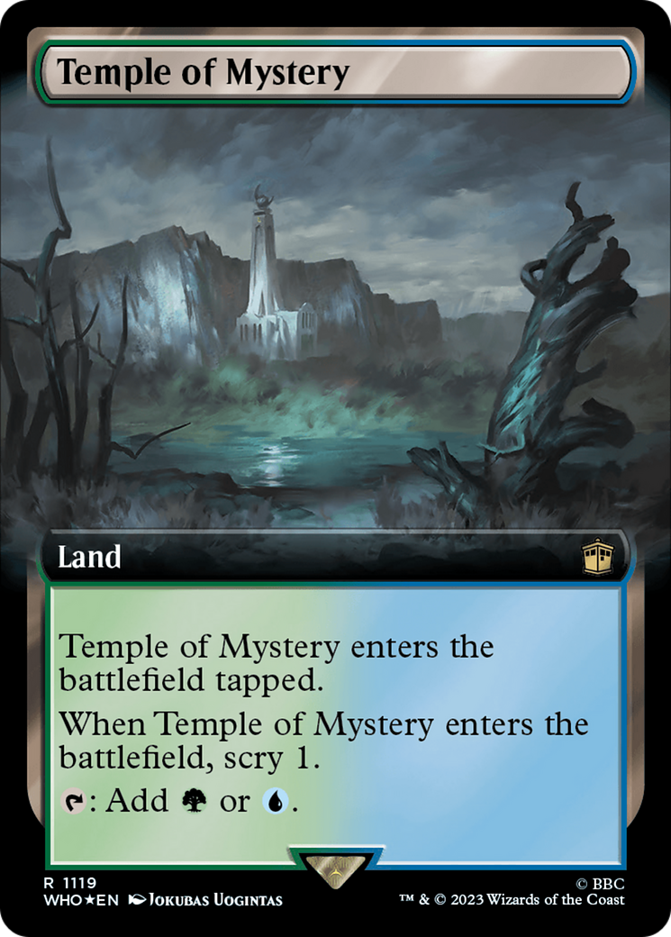 Temple of Mystery (Extended Art) (Surge Foil) [Doctor Who] | Exor Games Dartmouth