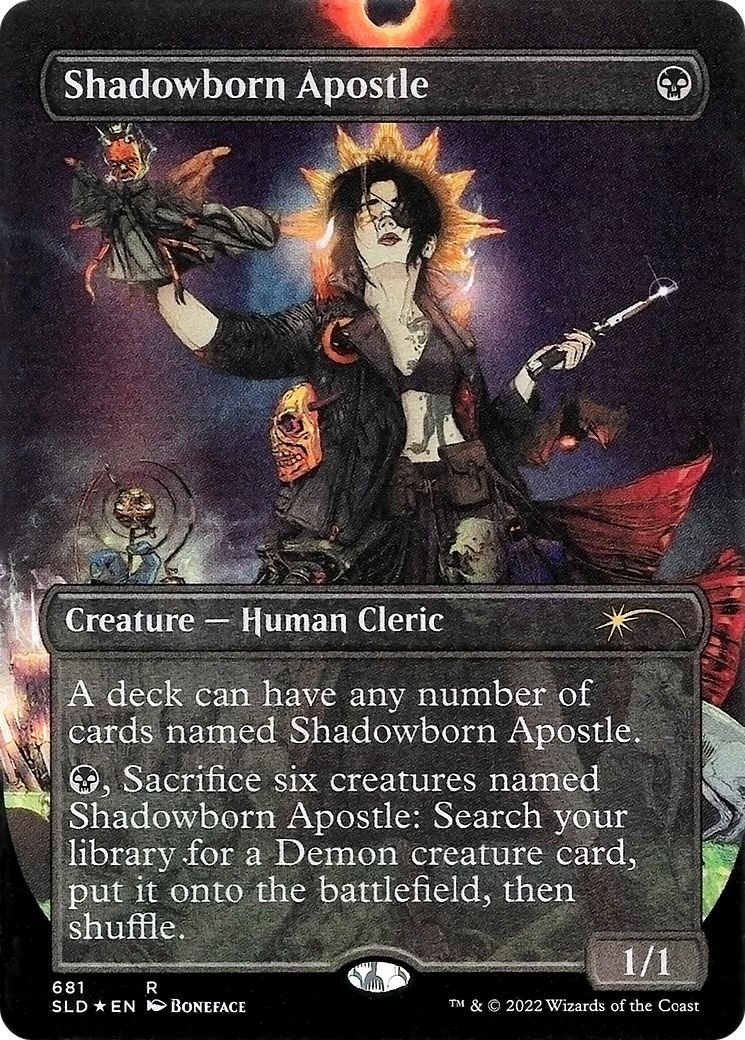 Shadowborn Apostle (681) (Borderless) [Secret Lair Drop Promos] | Exor Games Dartmouth