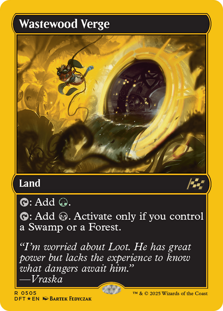 Wastewood Verge (First-Place Foil) [Aetherdrift] | Exor Games Dartmouth