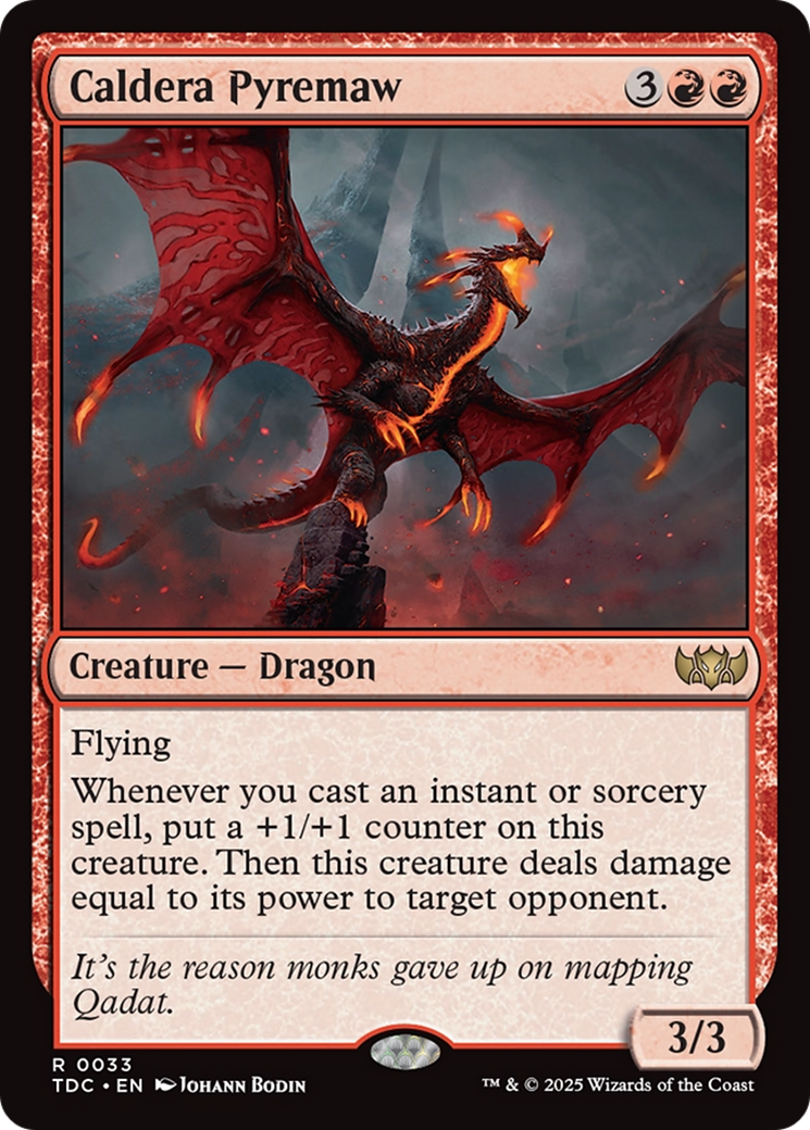 Caldera Pyremaw [Tarkir: Dragonstorm Commander] | Exor Games Dartmouth