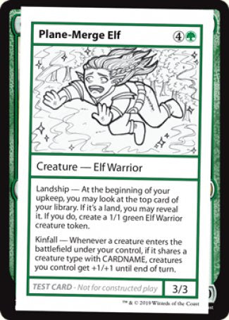 Plane-Merge Elf (2021 Edition) [Mystery Booster Playtest Cards] | Exor Games Dartmouth