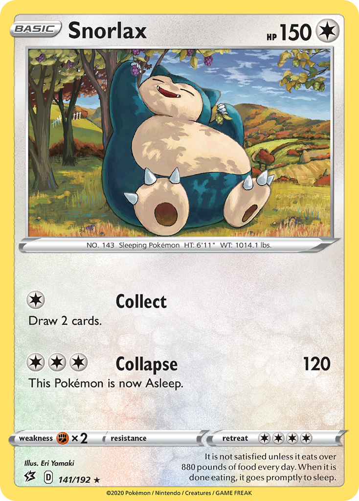 Snorlax (141/192) [Sword & Shield: Rebel Clash] | Exor Games Dartmouth