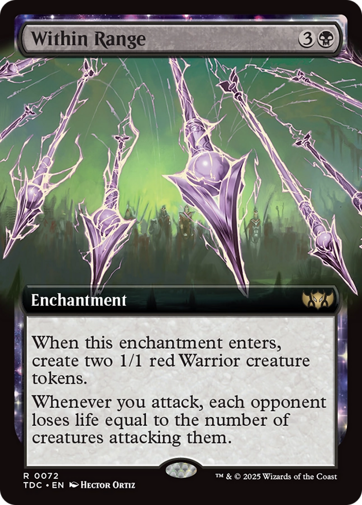 Within Range (Extended Art) [Tarkir: Dragonstorm Commander] | Exor Games Dartmouth