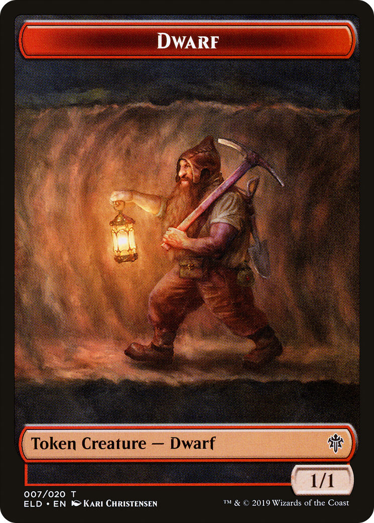 Soldier (UMA) // Dwarf (ELD) Double-Sided Token [The List] | Exor Games Dartmouth