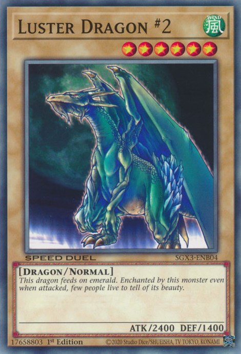 Luster Dragon #2 [SGX3-ENB04] Common | Exor Games Dartmouth