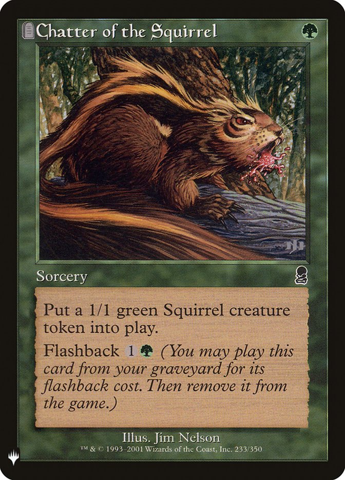 Chatter of the Squirrel [Mystery Booster] | Exor Games Dartmouth