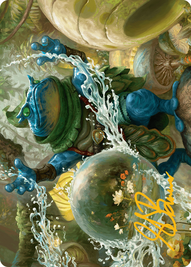 Pond Prophet Art Card (Gold-Stamped Signature) [Bloomburrow Art Series] | Exor Games Dartmouth