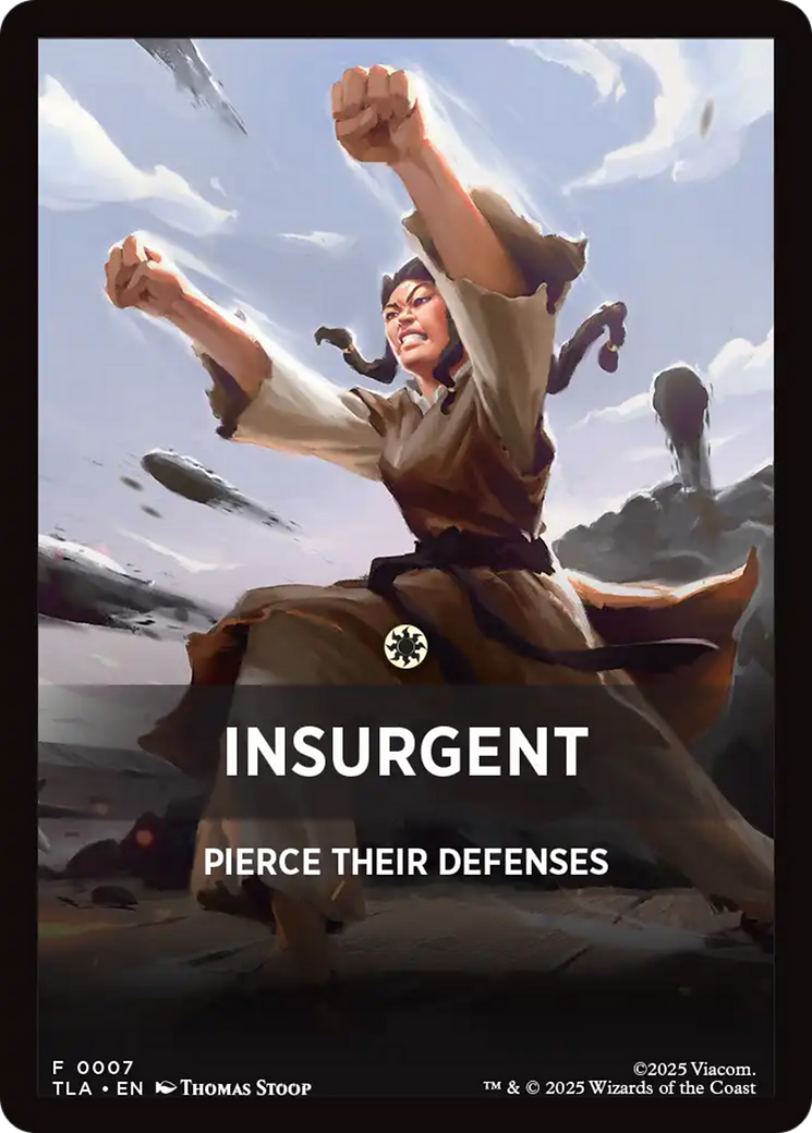 Insurgent Theme Card [Avatar: The Last Airbender Tokens] | Exor Games Dartmouth