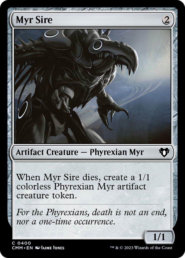 Myr Sire [Commander Masters] | Exor Games Dartmouth