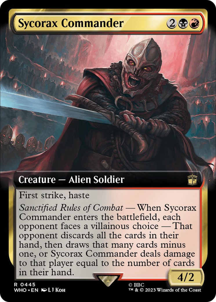 Sycorax Commander (Extended Art) [Doctor Who] | Exor Games Dartmouth