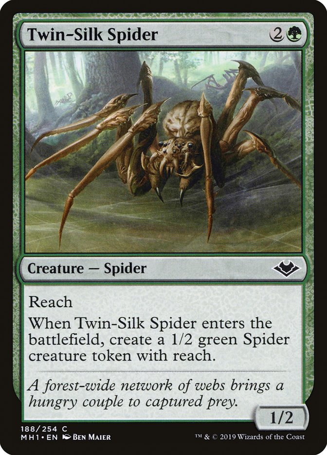 Twin-Silk Spider [Modern Horizons] | Exor Games Dartmouth