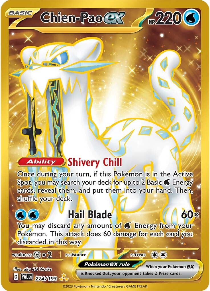 Chien-Pao ex (274/193) [Scarlet & Violet: Paldea Evolved] | Exor Games Dartmouth