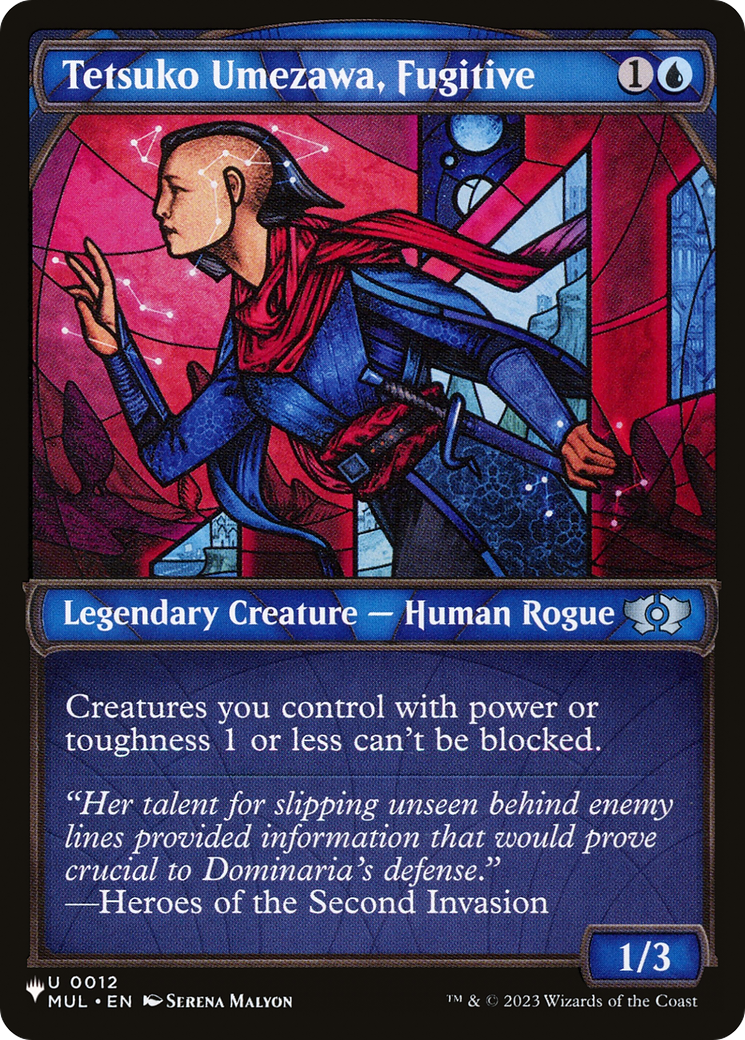 Tetsuko Umezawa, Fugitive (MUL) [The List] | Exor Games Dartmouth