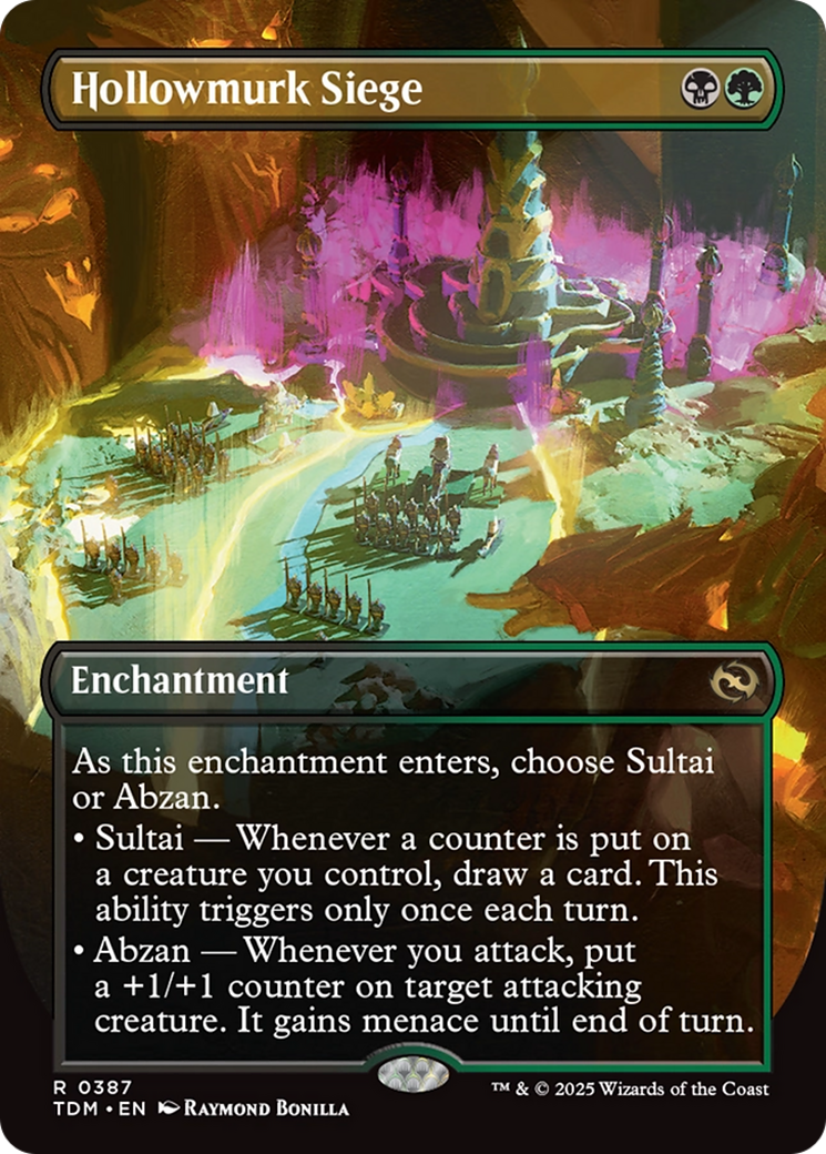 Hollowmurk Siege (Borderless) [Tarkir: Dragonstorm] | Exor Games Dartmouth