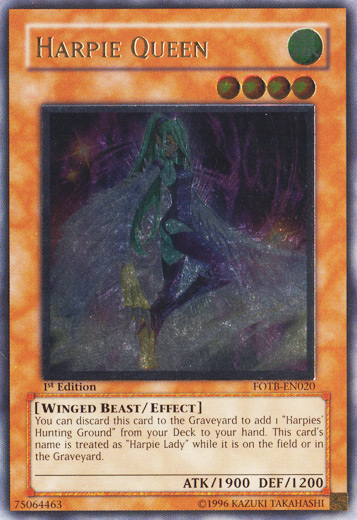 Harpie Queen [FOTB-EN020] Ultimate Rare | Exor Games Dartmouth