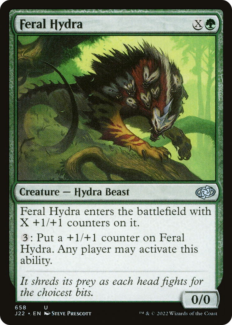 Feral Hydra [Jumpstart 2022] | Exor Games Dartmouth