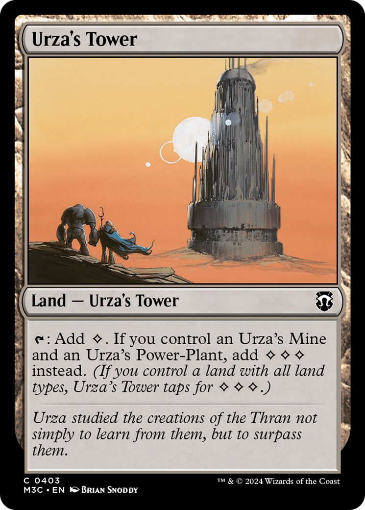 Urza's Tower (Ripple Foil) [Modern Horizons 3 Commander] | Exor Games Dartmouth