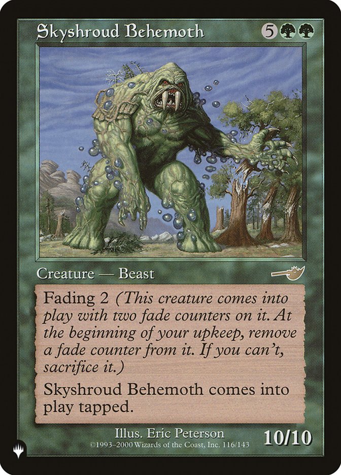 Skyshroud Behemoth [The List] | Exor Games Dartmouth