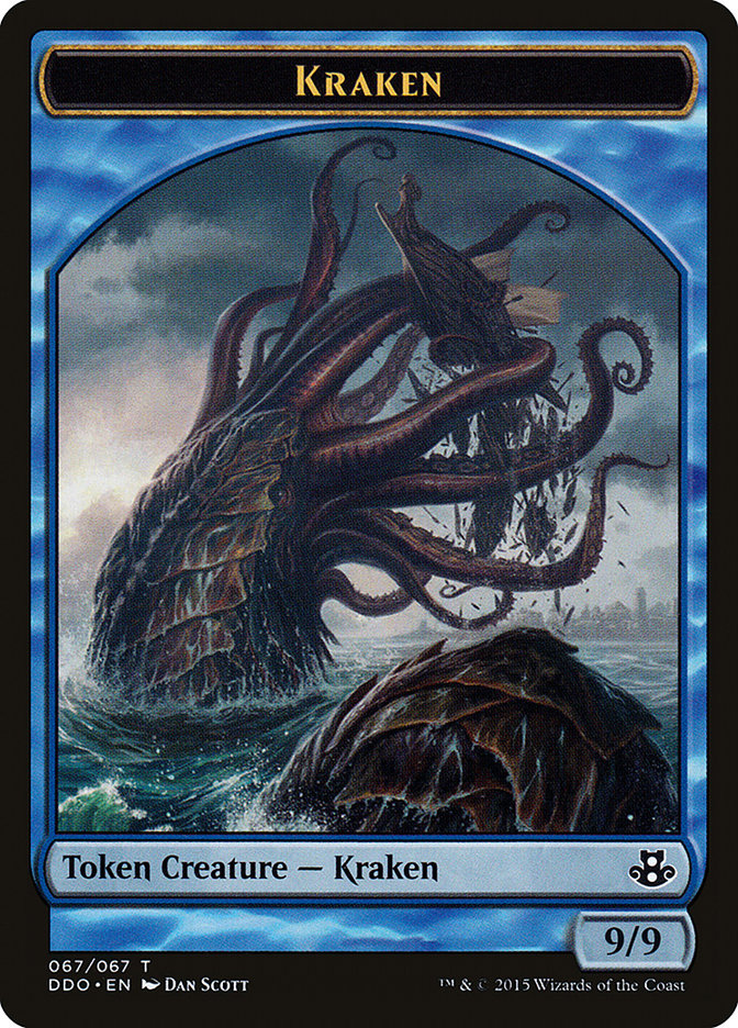 Kraken Token [Duel Decks: Elspeth vs. Kiora] | Exor Games Dartmouth