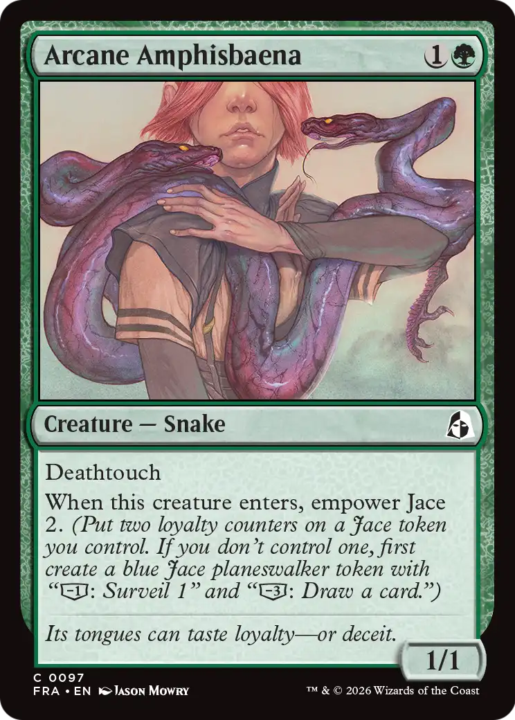 Arcane Amphisbaena [Reality Fracture] | Exor Games Dartmouth