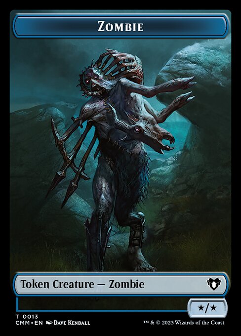 Human Soldier // Zombie (0013) Double-Sided Token [Commander Masters Tokens] | Exor Games Dartmouth