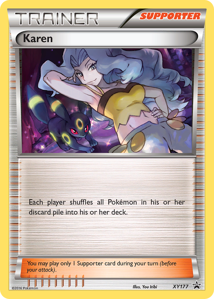 Karen (XY177) [XY: Black Star Promos] | Exor Games Dartmouth