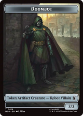 Merfolk // Doombot Double-Sided Token [Marvel Super Heroes Tokens] | Exor Games Dartmouth