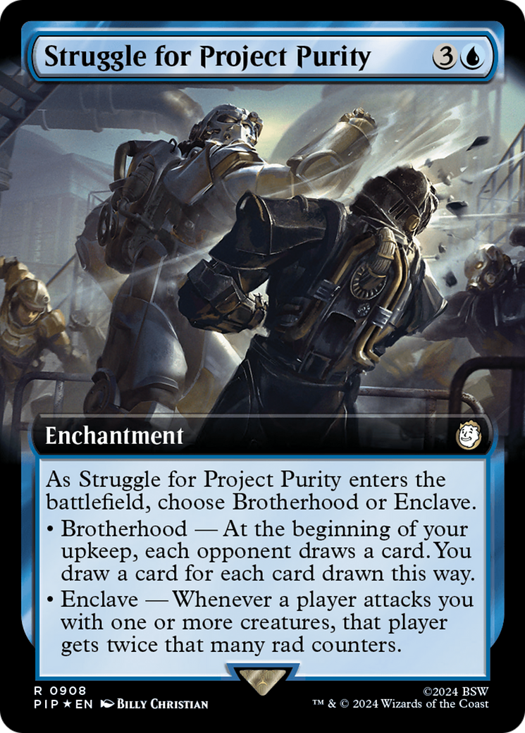 Struggle for Project Purity (Extended Art) (Surge Foil) [Fallout] | Exor Games Dartmouth