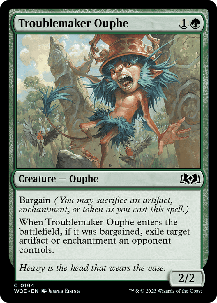 Troublemaker Ouphe [Wilds of Eldraine] | Exor Games Dartmouth