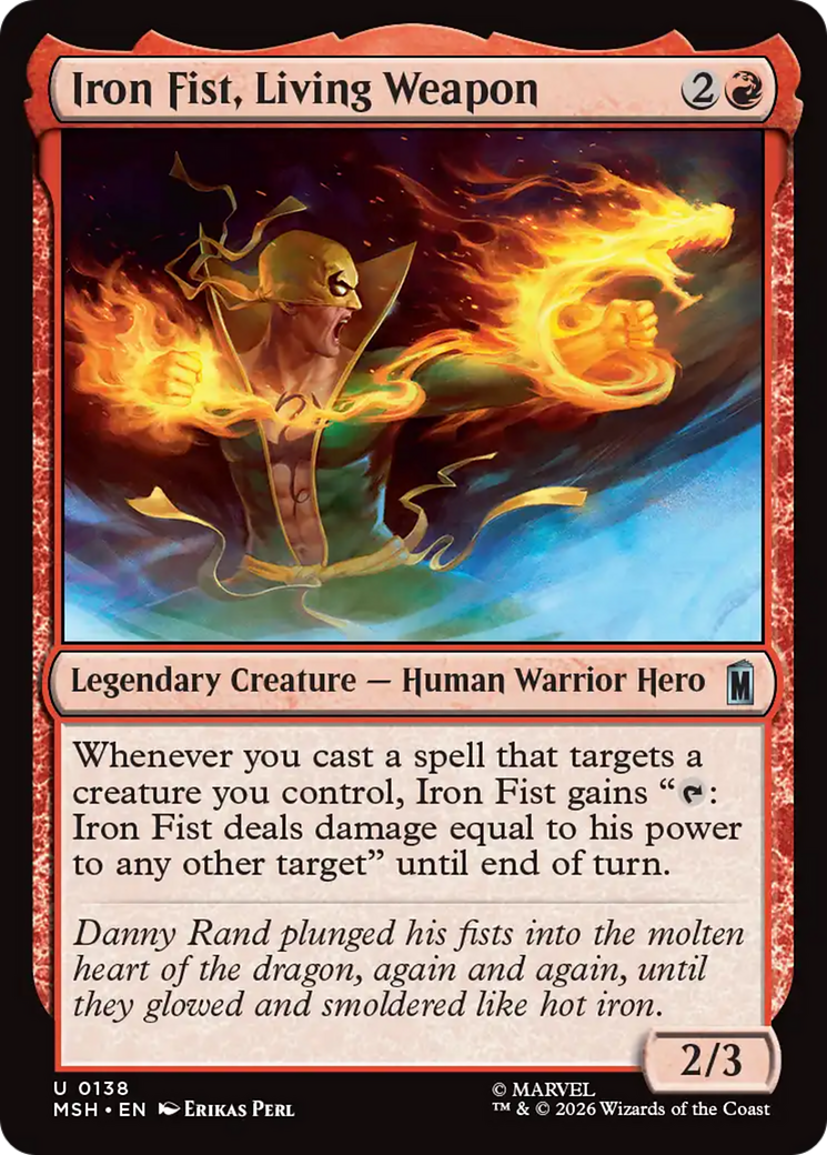Iron Fist, Living Weapon [Marvel Super Heroes] | Exor Games Dartmouth