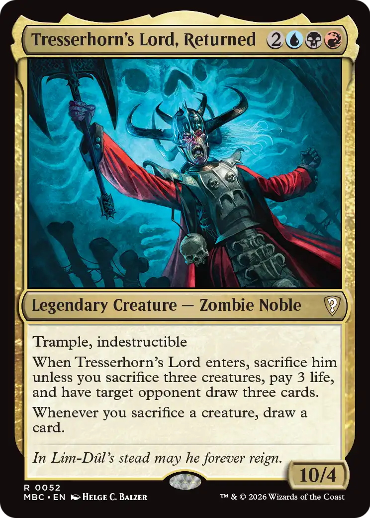 Tresserhorn's Lord, Returned [Mystery Booster: Commander Edition] | Exor Games Dartmouth