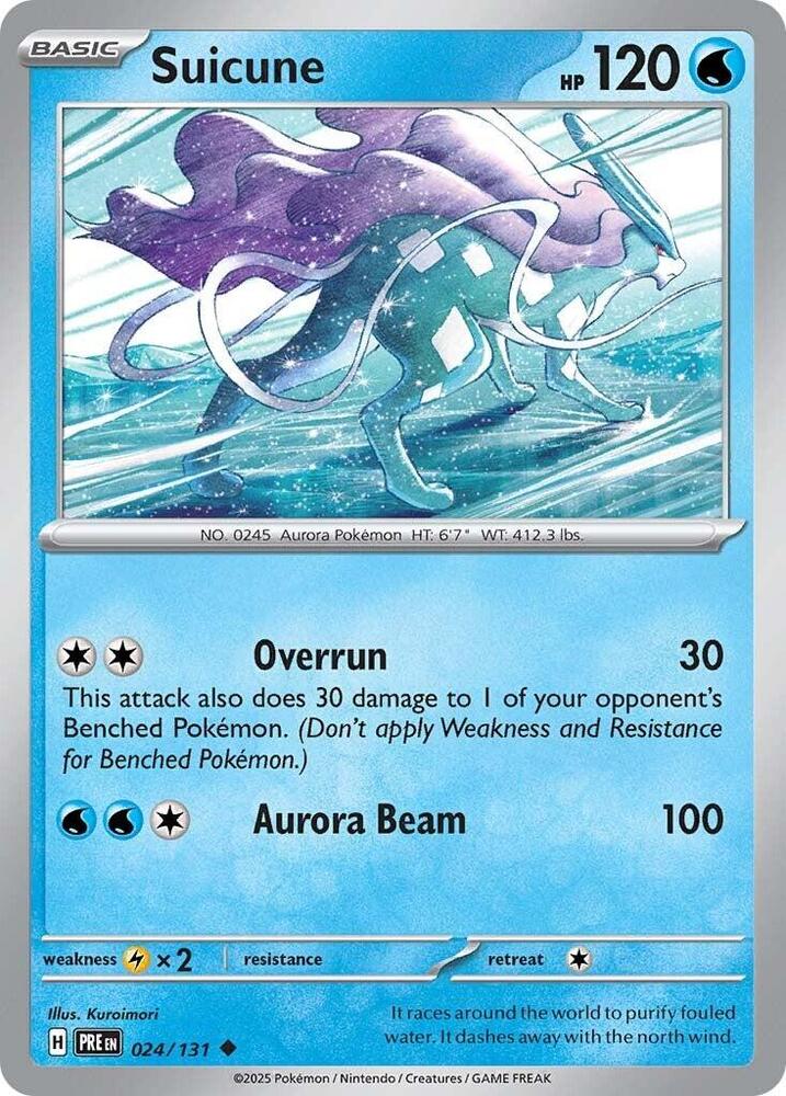 Suicune (024/131) [Scarlet & Violet: Prismatic Evolutions] | Exor Games Dartmouth