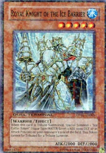 Royal Knight of the Ice Barrier [DT01-EN065] Super Rare | Exor Games Dartmouth